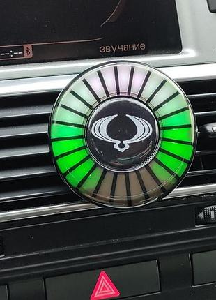 Ароматизатор в авто с еквалайзером ssangyong, светодиодная подсветка в авто
