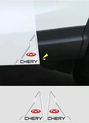 Уголки накладки на двери автомобиля chery для защиты от сколов, царапин и вмятин