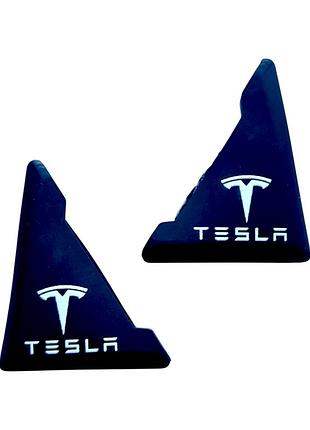 Уголки на двери автомобиля tesla для защиты от сколов, трафаретная печать