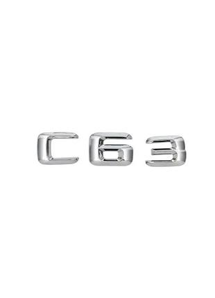 Текст на багажник, эмблема mercedes c63