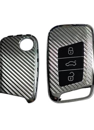 Чехол для ключа seat, серый карбон