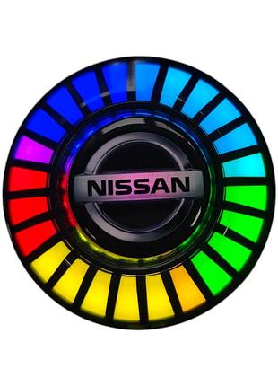Ароматизатор в авто с еквалайзером nissan, светодиодная подсветка в авто