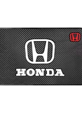 Антиковзаючий килимок на панель авто honda (хонда)