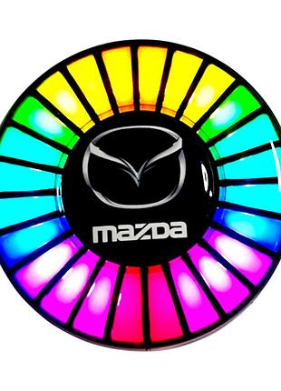 Ароматизатор в авто с еквалайзером mazda, светодиодная подсветка в авто