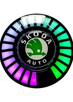 Ароматизатор в авто с еквалайзером skoda, светодиодная подсветка в авто