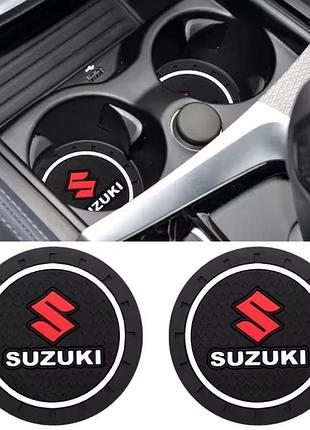 Антискользящий коврик в подстаканники suzuki (сузуки)