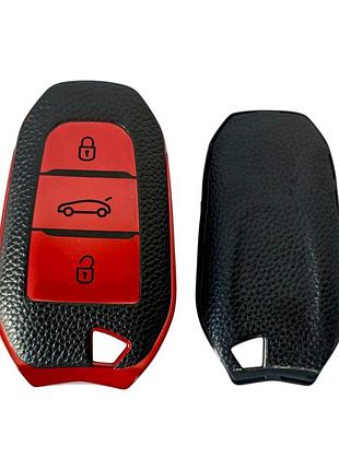 Чохол для ключа citroen червоний