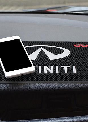 Антискользящий коврик на панель авто infiniti (инфинити)