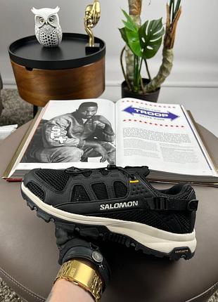 Мужские кроссовки salomon techamphibian 5 black white