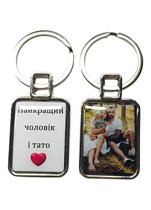 Брелок фото , картинки, текст (двухсторонний)