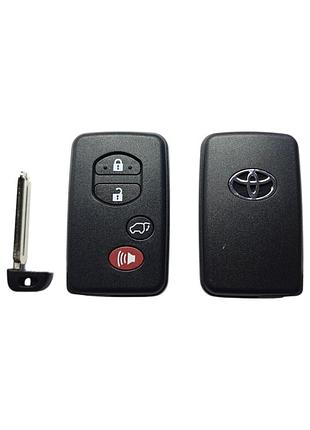 Корпус ключа toyota на 4 кнопки