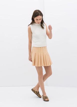 🖤юбка мини плиссированная женская zara🖤