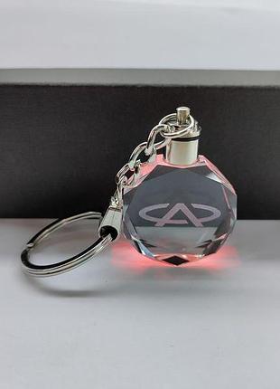 Led брелок кристал chery 2
