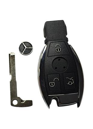 Корпус ключа mercedes на 3 кнопки, w203, w204, w210, w211, w212