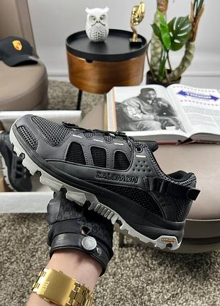 Мужские кроссовки salomon techamphibian 5 dark grey