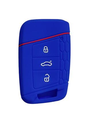 Чехол для ключа seat синие