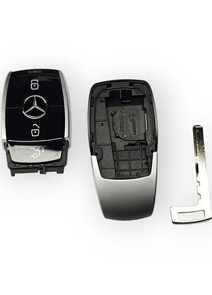 Корпус ключа mercedes на 3 кнопки черный, w213