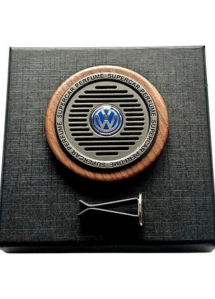 Ароматизатор металлический с деревом в дефлектор авто volkswagen