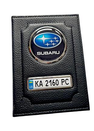 Обложка для автодокументов subaru