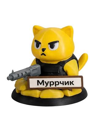 Декоративний котик на панель авто мурчик