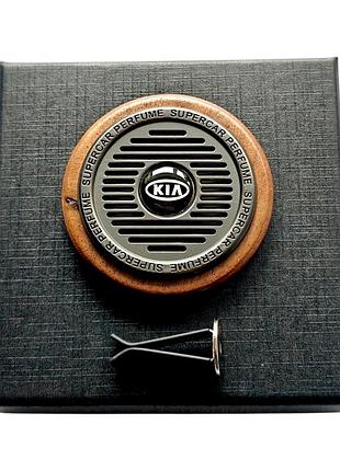 Ароматизатор металлический с деревом в дефлектор авто kia
