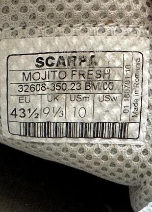Кросівки scarpa mojito (43) 8