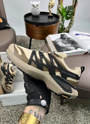 Мужские кроссовки salomon xt pu.re advanced beige black