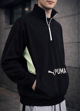 Вітровка чоловіча puma  оригінал чорна ветровка мужская puma оригинал черная 2