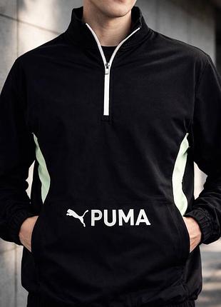 Вітровка чоловіча puma  оригінал чорна ветровка мужская puma оригинал черная 4