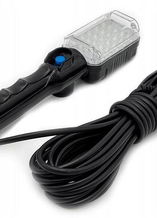 Переноска светодиодная 10м 25led 10вт (220в) standart profi wlst-2510
