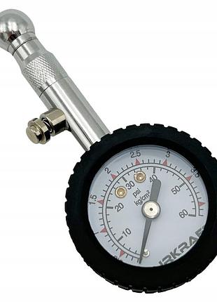 Манометр шинный 0-60 psi (4 bar) airkraft tpgd0060-s