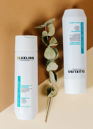 Набор luxliss argan oil luxury intensive moisture: шампунь 250 мл, кондиционер 250 мл