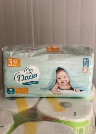 Dada extra soft – підгузки для малюків 3 м