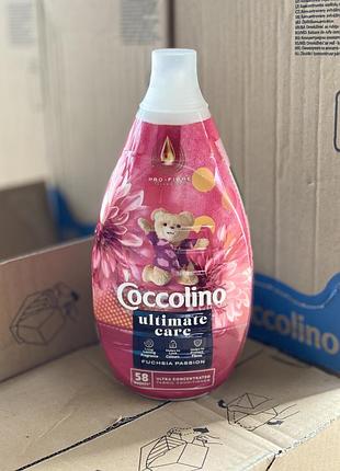 Ополіскувач-кондиціонер coccolino ultimate care fuchsia passion 870 мл – 58 прань