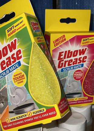 🧽 скребок-губка для мытья посуды elbow grease scrub mate