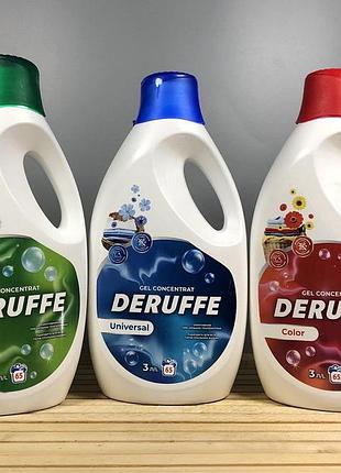 🧺 гель для стирки deruffe, 3 л (white / universal / color)