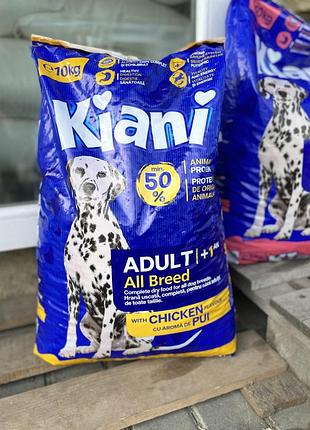 Сухий корм для собак kiani adult all breed з курятиною, 10 кг