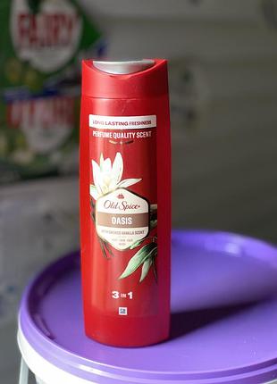 Гель для душу old spice oasis 3 в 1 обʼєм 400 мл