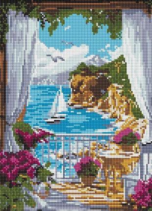 Алмазна мозаїка - сонячна гавань ©art_selena_ua идейка 30х40 см (amo8134)