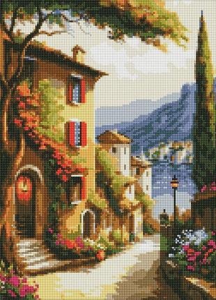 Алмазна мозаїка - курортне містечко ©art_selena_ua идейка 40х50 см (amo7746)