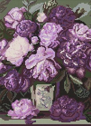 Алмазна мозаїка - мелодія пелюсткових барв ©art_selena_ua ідейка 40х40 см (amo20038)