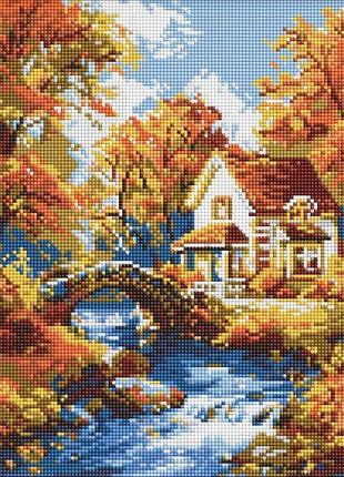 Алмазна мозаїка - затишок у природі ©art_selena_ua идейка 30х40 см (amo8080)