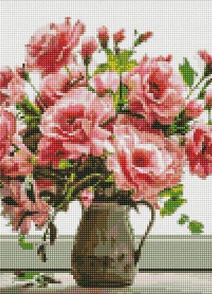Алмазна мозаїка - аромат букета ©art_selena_ua ідейка 40х40 см (amo7863)