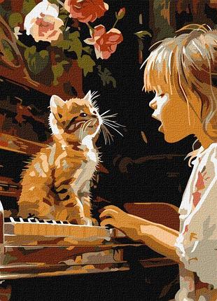 Картина за номерами - співочий дует ©art_selena_ua ідейка 30х40 см (kho8470)