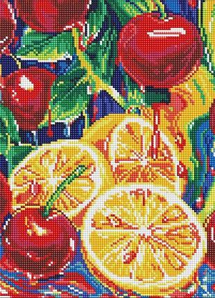 Алмазна мозаїка - соковита насолода ©art_selena_ua ідейка 40х40 см (amo8252)