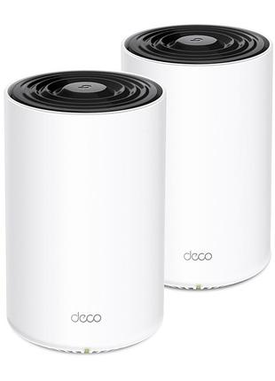 Система wifi-mesh tp-link deco px10 ax1500, 3xge lan/wan, 2 мод, powerline av1000