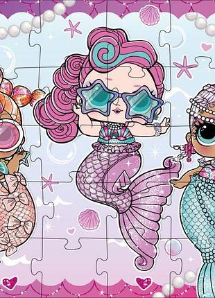 Пазли l.o.l surprise! mermaid, 30 елементів идейка 27х20 см (lp30-003)