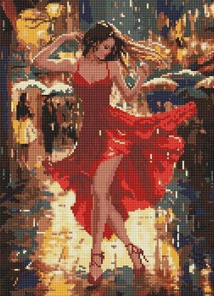 Алмазна мозаїка - танець під дощем ©art_selena_ua ідейка 40х50 см (amo8178)