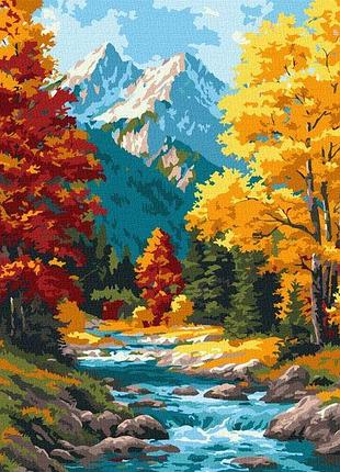 Картина за номерами - осінній подих лісу ©art_selena_ua ідейка 40х50 см (kho6410)