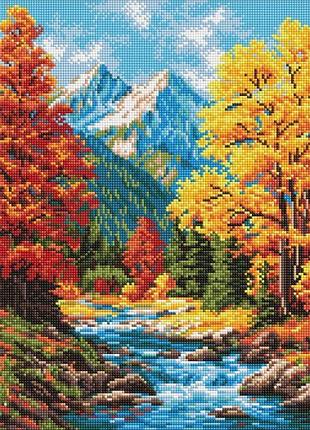 Алмазна мозаїка - осінній подих лісу ©art_selena_ua идейка 40х50 см (amo8362)